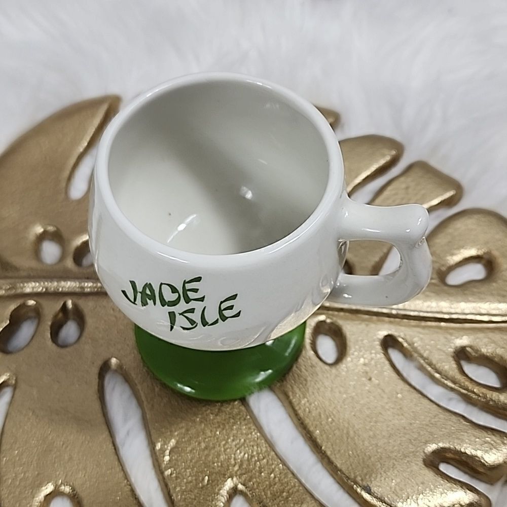 Vintage Jade Isle Souvenir Coffee Mug Mid Century Modern